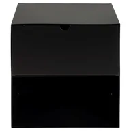 Szafki nocne - Actona Szafka Nocna Z Szufladą Karim 30X30X25 Czarna - miniaturka - grafika 1