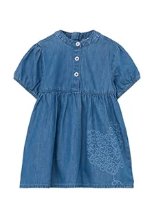 Sukienki - s.Oliver Dziewczęca sukienka jeansowa, niebieski, 86 cm - grafika 1