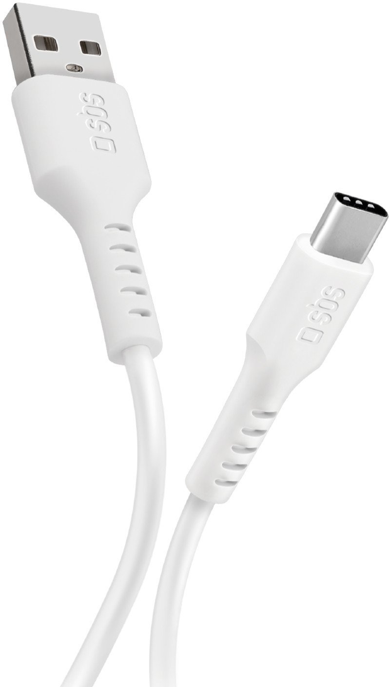 SBS USB zu USB-C Kabel 1m weiß