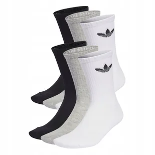 ADIDAS SKARPETY TREFOIL CREW 6-PACK IJ5620 r S - Skarpetki damskie - miniaturka - grafika 1