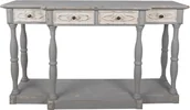 Konsole i sekretarzyki - Clayre & Eef Konsola w Stylu Prowansalskim A 5H0461 - miniaturka - grafika 1