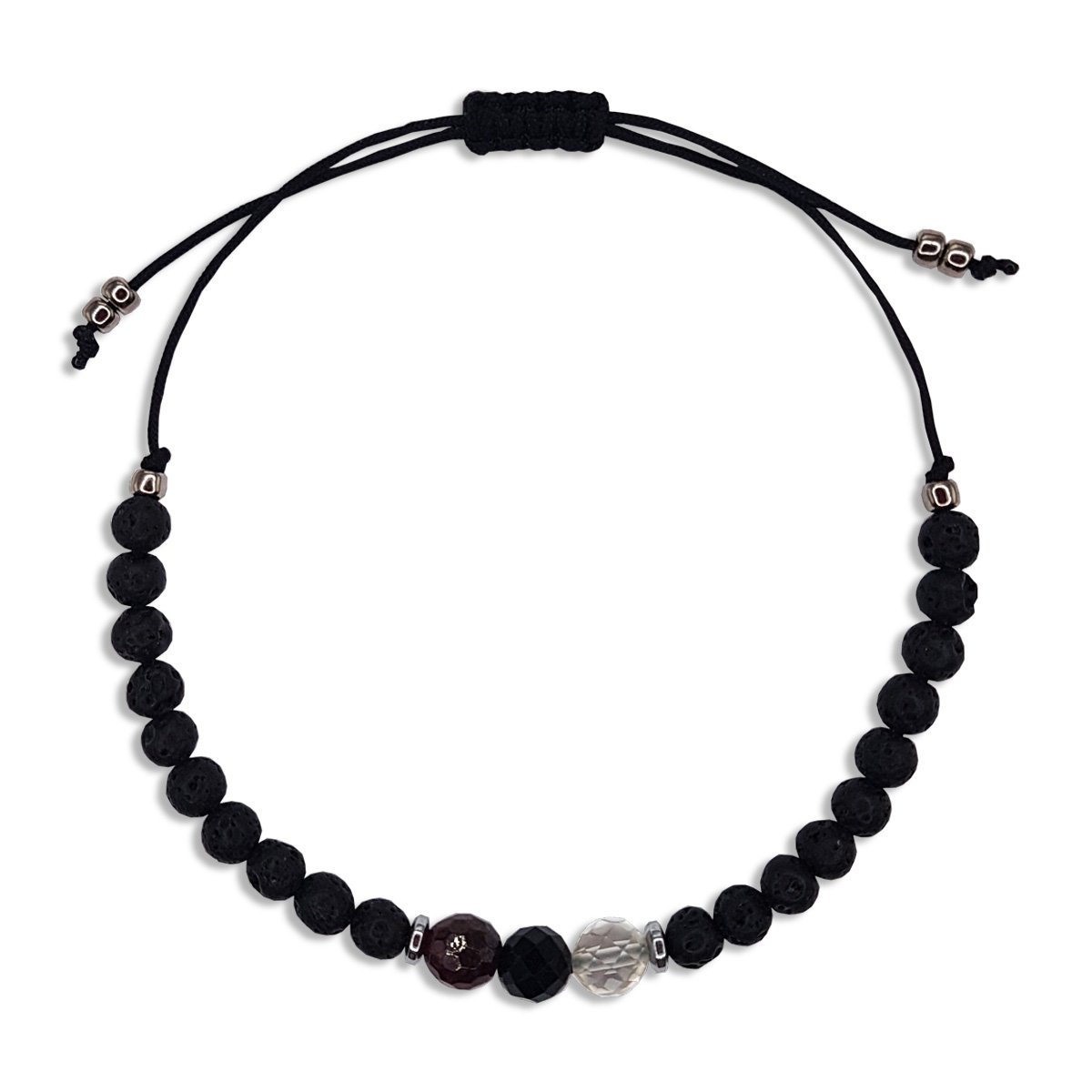 Męska bransoletka ZNAK ZODIAKU SKORPION - kamienie NATURALNE - na prezent