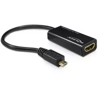 Kable komputerowe i do monitorów - Delock Adapter MHL- HDMI/micro USB 15 cm - miniaturka - grafika 1