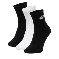 Skarpetki męskie - Skarpety długie Quiksilver CEO_BR_QUIK_2042_Z_AW25 (3 PACK) Biały - miniaturka - grafika 1