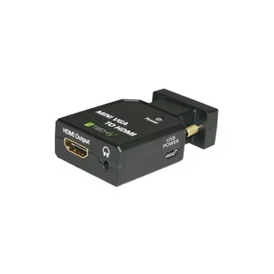 Techly Przełącznik Konwerter adapter VGA + 3,5mm audio na HDMI M/F 026517 - Części i akcesoria do laptopów - miniaturka - grafika 4