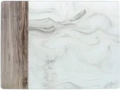 Deski do krojenia - Marble Deska szklana 40x30cm - miniaturka - grafika 1
