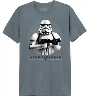 Koszulki męskie - Koszulka męska Stars Wars "Vintage Stormtrooper" MESWCLATS310, sprany szary XXL, Wyblakły szary, XXL - grafika 1