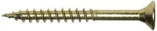 WKRĘT DO DREWNA OCYNK ŻÓŁTY 3.5*45MM GWINT NIEPEŁNY - Wkręty - miniaturka - grafika 1