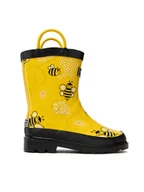 Buty dla dziewczynek - Regatta Kalosze Minnow Jnr Welly RKF451 Żółty - miniaturka - grafika 1