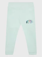 Spodnie i spodenki dla dziewczynek - Guess Spodnie dresowe K3RQ11 KA6R0 Zielony Regular Fit - miniaturka - grafika 1