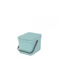 Kosze na śmieci - Brabantia Kosz na śmieci Sort&Go', miętowy , 6 l - miniaturka - grafika 1