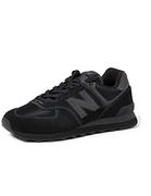 Sneakersy damskie - New Balance męskie nb 574 sneakersy, Czarny Triple Black Ete, 37 eu - miniaturka - grafika 1