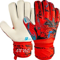 Piłka nożna - Rękawice bramkarskie Reusch Attrakt Grip Finger Support czerwone 5370810 3334-9 - miniaturka - grafika 1