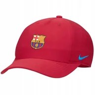 Czapki i chusty sportowe męskie - Czapka Nike FC Barcelona Club Cap US CB L FN4868-620 czerwony one size - miniaturka - grafika 1