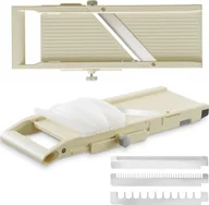 Rozdrabniacze kuchenne - Rozdrabniacz Hendi Szatkownica mandolina japońska do plastrów słupków 3 wymienne ostrza Shogun 380 x 158 mm - miniaturka - grafika 1