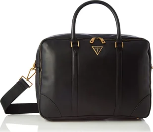 Guess, Scala, Synthetic Leather, Textile Briefcase, HMESCA, Black, 45 x 35 x 5 cm, For Men For Men - Teczki i aktówki - miniaturka - grafika 1