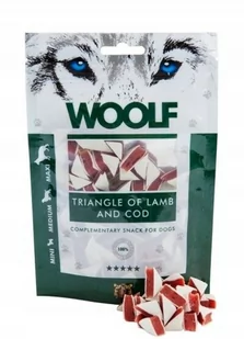 Brit Premium Pies Woolf Triangle of Lamb and Cod 100g - Przysmaki dla psów - miniaturka - grafika 1