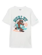 Koszulki dla chłopców - Hurley Hurley T-shirt chłopięcy Hrlb Surfing Bear Tee szary czarny/biały (Newprint lub Black/Wht) 14 Jahre 984491 - miniaturka - grafika 1