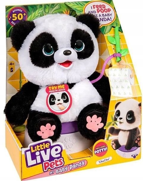 Little Live Pets Interaktywna Panda Chu Chu 50 funkcji z Nocnikiem 26676