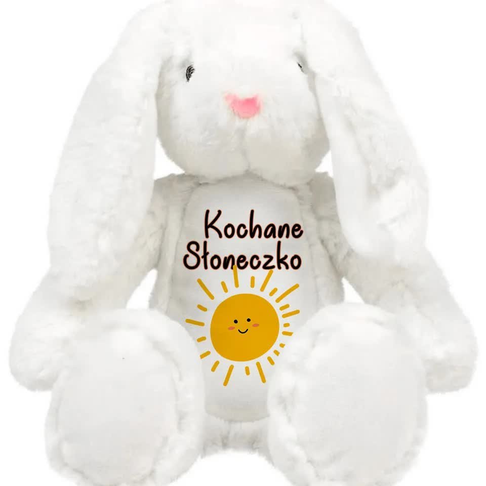 Miś Przytulanka Króliczek KOCHANE SŁONECZKO Wzory