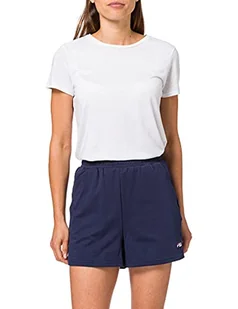 FILA Szorty damskie ze szlachetnym wysokim stanem, Black Iris, XL - Spodenki damskie - miniaturka - grafika 1