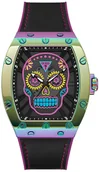 Zegarki męskie - Zegarek Guess GW0506G2 Day of The Dead Santa Muerte - miniaturka - grafika 1