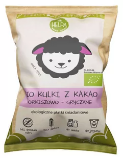 Helpa Bio Kulki z Kakao Bez Cukru Orkiszowo - Gryczane, 160g, Helpa - Dodatki do kaszek - miniaturka - grafika 1