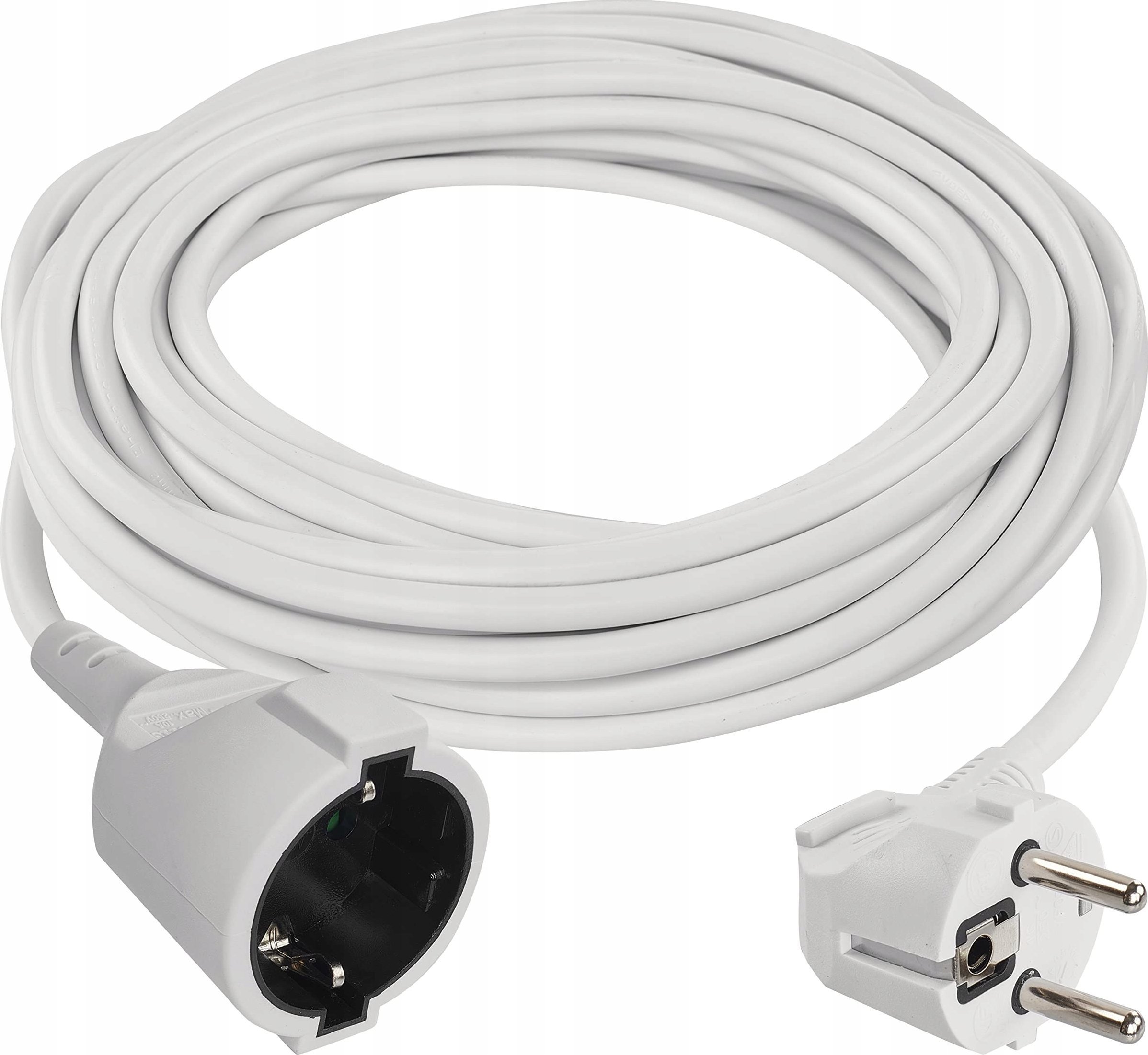 Extension cord 1 socket 10m, 3x1.5 mm2 white EMOS P0120R