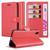 Etui i futerały do telefonów - Etui ochronne Cadorabo do Xiaomi RedMi 7A w kolorze czerwonym etui na telefon komórkowy z magnetycznym zamknięciem - miniaturka - grafika 1