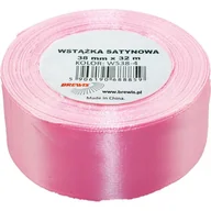 Pasmanteria - Wstążka satynowa 38mm/32m j.róż BREWIS - miniaturka - grafika 1