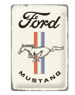 Tablice i flipcharty - Nostalgic Art 22343 Tablica metalowa Ford Mustang 20x30cm - miniaturka - grafika 1