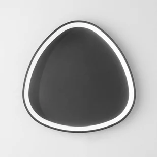 Eco-Light Kinkiet LED Bezi, czarny, Ø 65 cm, aluminium, ściemniany, CCT - Lampy ścienne - miniaturka - grafika 1