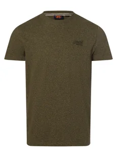 Superdry T-shirt męski Mężczyźni Bawełna zielony marmurkowy, XL - Koszulki męskie - miniaturka - grafika 1