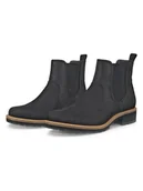 Botki damskie - Ecco Skórzane sztyblety "Elaina" w kolorze czarnym - miniaturka - grafika 1