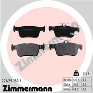 Klocki hamulcowe - Klocki hamulcowe - komplet ZIMMERMANN 22429.150.1 - miniaturka - grafika 1