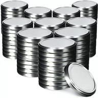 Pojemniki kuchenne - Metalowe wieczka do słoików Virbo 100 szt. 82mm srebrne - miniaturka - grafika 1