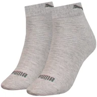 Skarpetki i podkolanówki sportowe - Skarpety damskie Puma QUARTER 2-PACK szare 90795603 - miniaturka - grafika 1