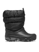 Buty dla chłopców - Crocs Śniegowce Crocs Classic Neo Puff Boot T 207683 Czarny - miniaturka - grafika 1