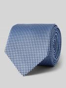 Krawaty i muchy męskie - Krawat jedwabny z fakturowanym wzorem - miniaturka - grafika 1