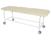 Meble i wyposażenie gabinetów medycznych - LM-02K S-Max szeroka kozetka lekarska 3-częściowa na kołach - miniaturka - grafika 1