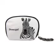 Kosmetyczki, organizery i kuferki - Donegal KOSMETYCZKA damska ZEBRA (4847) 1szt SO_108267 - miniaturka - grafika 1