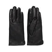 Rękawiczki - Calvin Klein Skórzane rękawiczki | z dodatkiem wełny - miniaturka - grafika 1