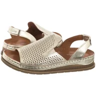 Sandały damskie - Sandały Złote L7066-25/00-1 (MA1386-a) Maciejka - miniaturka - grafika 1