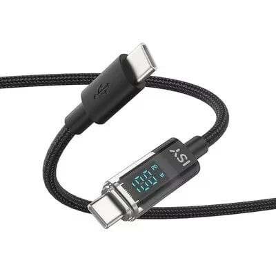Kabel USB-C do ładowania z wyświetlaczem LED ISY 2m IUC-8000