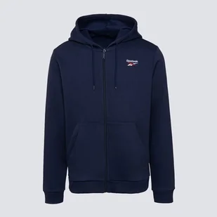 REEBOK BLUZA ROZPINANA Z KAPTUREM IDENTITY SL FLEECE FZ - Reebok - Bluzy męskie - miniaturka - grafika 1