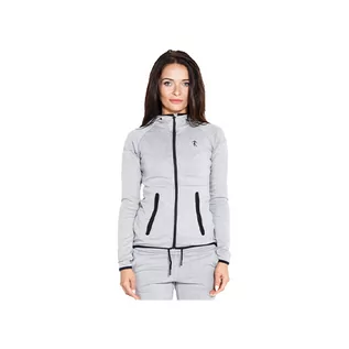 Koszulki sportowe damskie - KEVIN LEVRONE Hoodie Woman's Jacket - Melange Grey - L - grafika 1