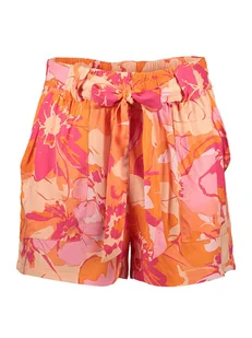 ONLY Szorty "Nova" w kolorze jasnoróżowo-pomarańczowym - Spodenki damskie - miniaturka - grafika 1