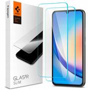 Szkła hartowane na telefon - Spigen Glas.TR Slim 2-pack do Samsung Galaxy A34 - darmowy odbiór w 22 miastach i bezpłatny zwrot Paczkomatem aż do 15 dni - miniaturka - grafika 1