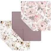 Pieluchy - PIELUSZKI ULEWAJKI MUŚLINOWE 30 x 30 cm BAWEŁNA 3 SZTUK PRODUKT POLSKI - miniaturka - grafika 1