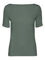 Koszulki i topy damskie - VERO MODA Damska koszulka Vmpanda Modal S/S Top Ga Noos, Laurel Wreath, XL - miniaturka - grafika 1